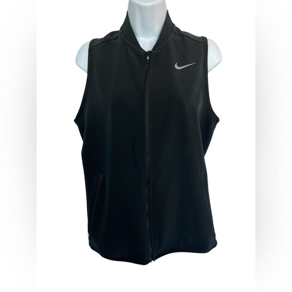 🖤 EUC NIKE Golf Logo Black Composite Vest | Women’s Size Medium - Picture 3 of 11
